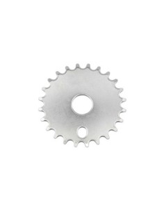 Steel Chainring 312 1/2 X 1/8 24t Chrome.
